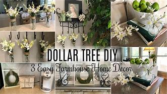 Image result for DIY Farmhouse Decor From Dollar Tree