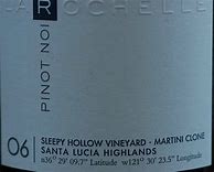 Image result for Rochelle Pinot Noir Sleepy Hollow Block A