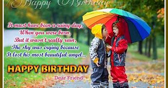 Image result for Happy Birthday My Dear Friend Quotes