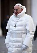 Image result for Pope Francis Bubble Jacket
