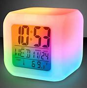 Image result for Brushed Aluminum Battery Alarm Clock