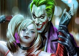 Image result for Harley Quinn and Joker Wall Art