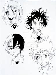 Image result for My Hero Academia Sketches