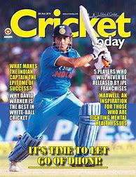 Image result for Cricket Magazine Cover ESPN