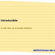 Image result for intraducible