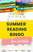 Image result for Summer Reading Bingo Printable