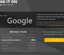 Image result for Google and Bing Comparison