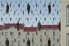 Image result for Golconda Rene Magritte