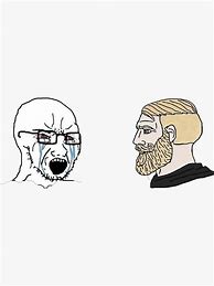 Image result for Chad and Wojak Meme