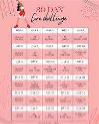 Image result for 30-Day Waist Challenges Printable