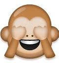 Image result for Ashamed Monkey Emoji
