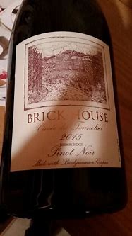 Image result for Brick House Pinot Noir Cuvee Tonnelier