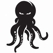 Image result for Happy Octopus Silhouette