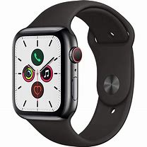 Image result for Apple Watch Show 5 Stainless Steel Black