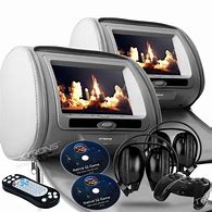 Image result for Grey Cloth Headrest DVD Player