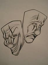 Image result for Sad Gangster Clown Drawings