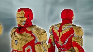 Image result for LEGO Iron Man Statue