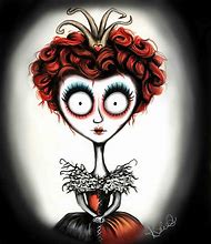 Image result for Alice in Wonderland Tim Burton Drawings