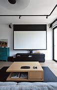 Image result for Projector Living Room Setup