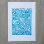 Image result for Water Lino Print