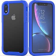 Image result for iPhone XR Black vs Blue in Clear Case