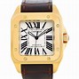 Image result for Cartier Gold Face Watch