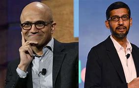 Image result for Sundar Pichai Satya Nadella