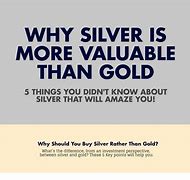 Image result for People Who Like Silver Better than Gold
