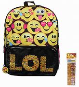 Image result for Emoji Backpack for Kids Girls