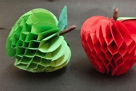 Image result for 3D Paper Apple