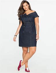 Image result for Denim Jean Plus Size Dresses