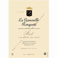 Image result for Frog's Leap Grenouille Rougante