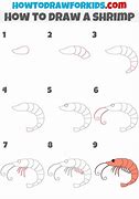 Image result for Shrimp On a Fishing Hook Drawing