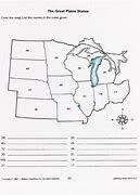 Image result for Blank Map of Midwest States