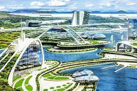 Image result for Futuristic Eco City