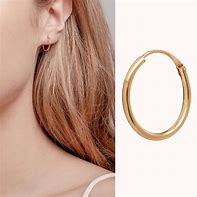 Image result for Little Gold Hoop Earrings