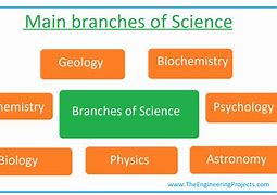 Image result for All Branches of Science