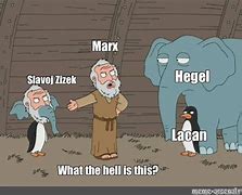 Image result for Zizek Peterson Meme Hegel