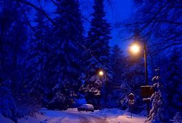 Image result for Night Snow Wallpaper 4K