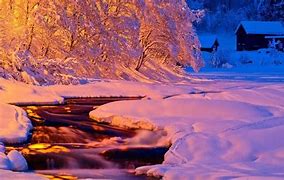 Image result for Ice Cabin Sunset