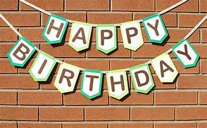 Image result for Green Birthday Banner