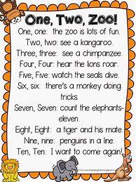 Image result for Preschool Zoo Poems