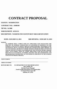 Image result for Contract Proposal Form
