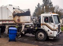 Image result for Tractor-Trailer Garbage Truck