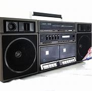 Image result for Sanyo 800 CD Dual Cassette Boombox