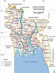 Image result for Bangladesh Road Map