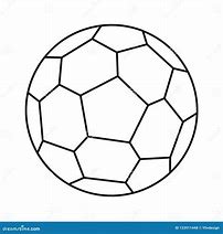 Image result for Soccer Ball Drawing Outline