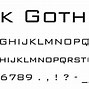 Image result for Bank Gothic Font Free