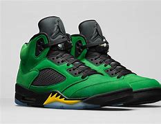 Image result for Jordan 5s Lime Green