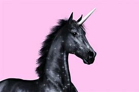 Image result for Black Unicorn Head